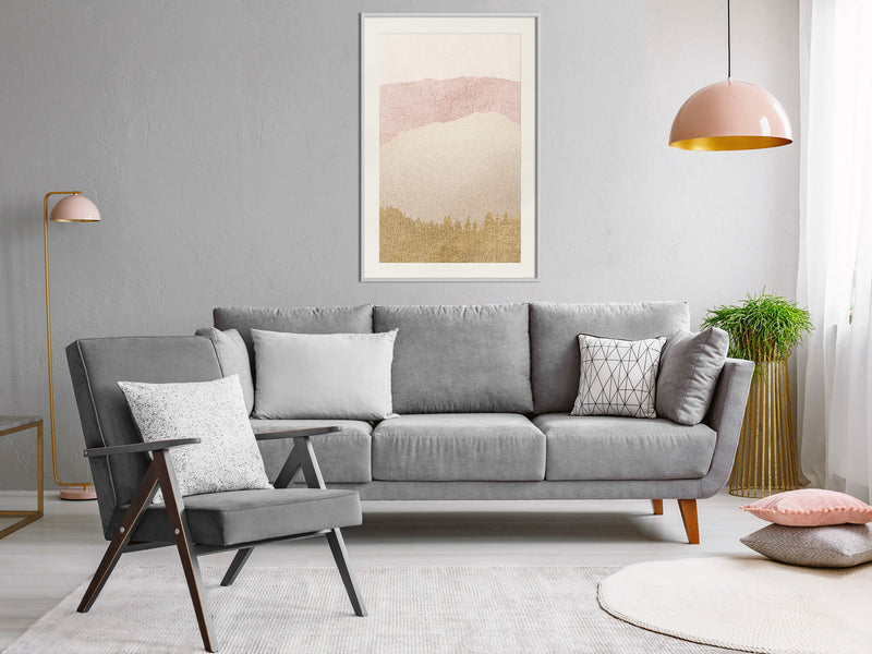 Poster - Sound of Sand  - wit passepartout
