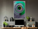 Poster - Green Record  - wit