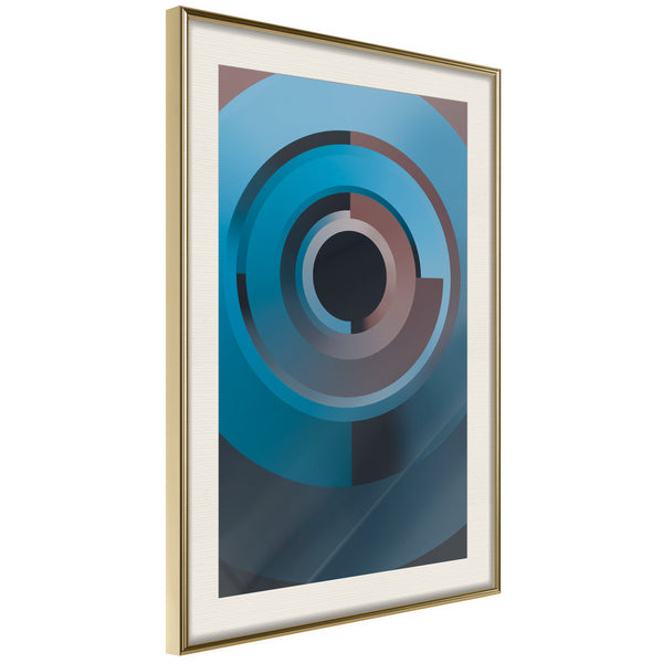 Poster - Original Spyhole  - goud passepartout