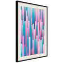 Poster - Abstract Skyscrapers  - zwart passepartout
