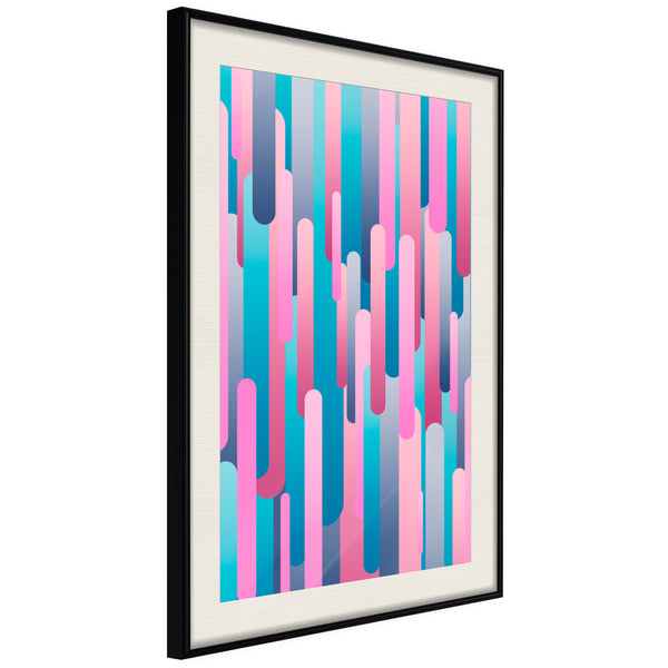 Poster - Abstract Skyscrapers  - zwart passepartout