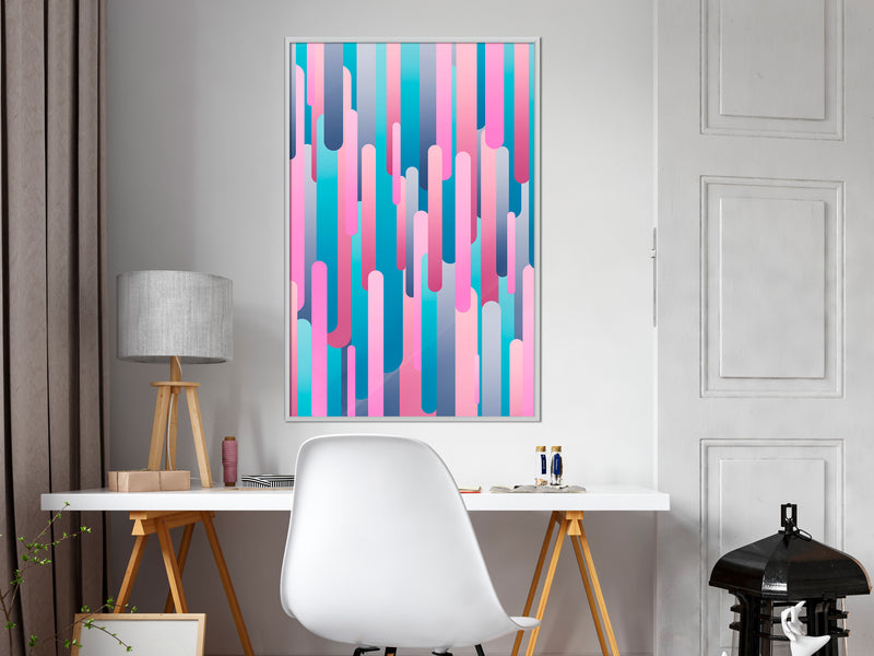 Poster - Abstract Skyscrapers  - wit