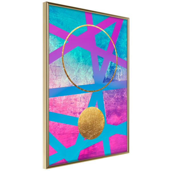 Poster - Points of Intersections  - goud