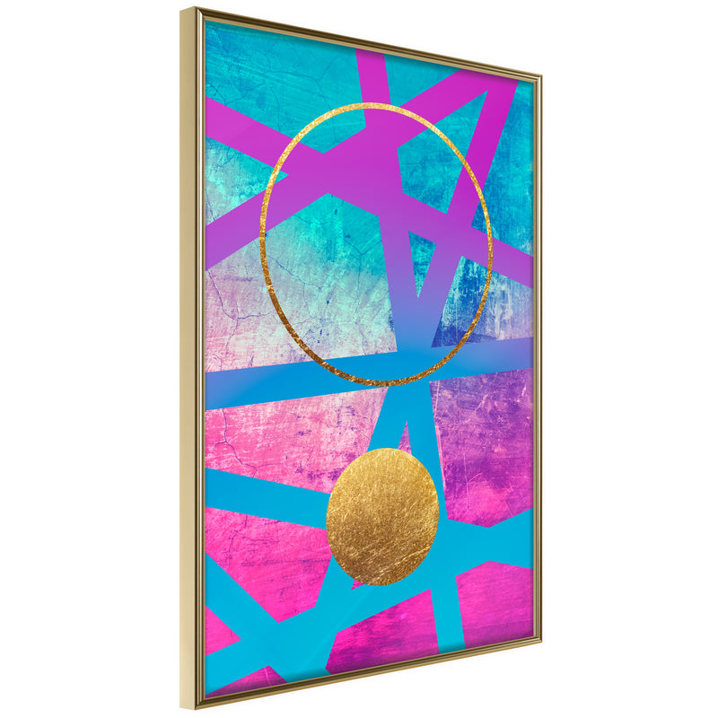 Poster - Points of Intersections  - goud