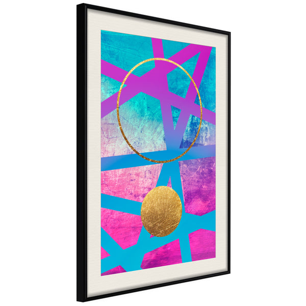 Poster - Points of Intersections  - zwart passepartout
