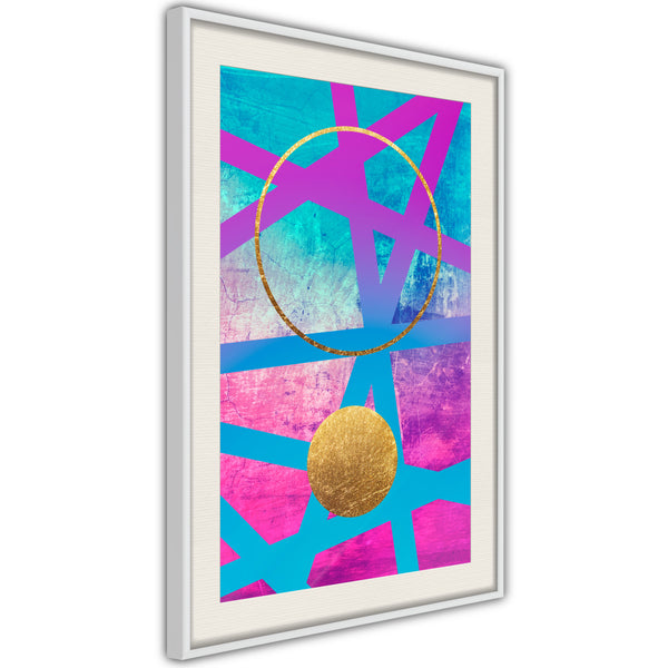Poster - Points of Intersections  - wit passepartout