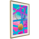 Poster - Points of Intersections  - goud passepartout