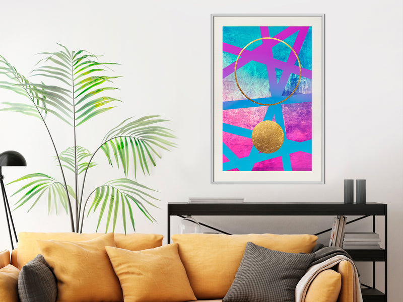 Poster - Points of Intersections  - wit passepartout