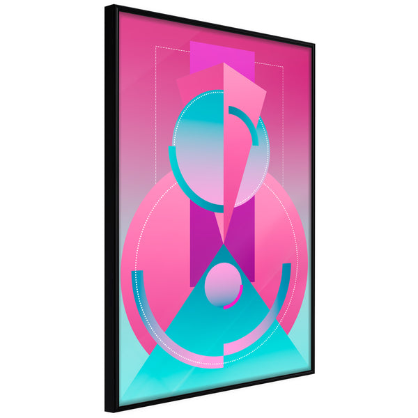 Poster - Constructivist Train  - zwart
