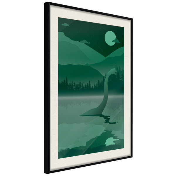 Poster - Loch Ness [Poster]  - zwart passepartout