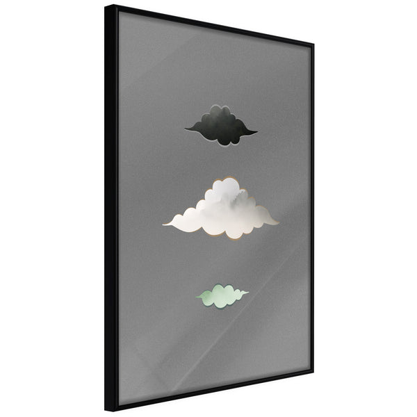 Poster - Cloud Family  - zwart