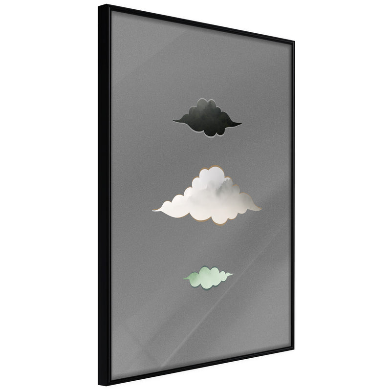 Poster - Cloud Family  - zwart
