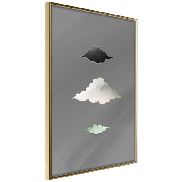 Poster - Cloud Family  - goud