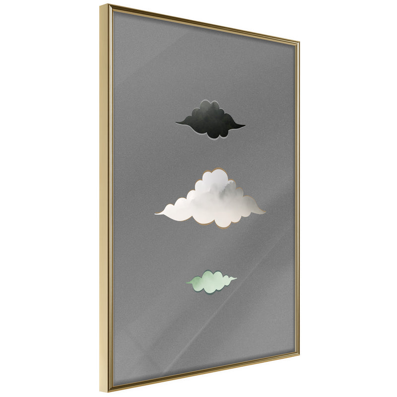 Poster - Cloud Family  - goud
