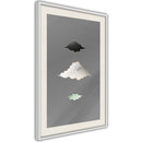Poster - Cloud Family  - wit passepartout