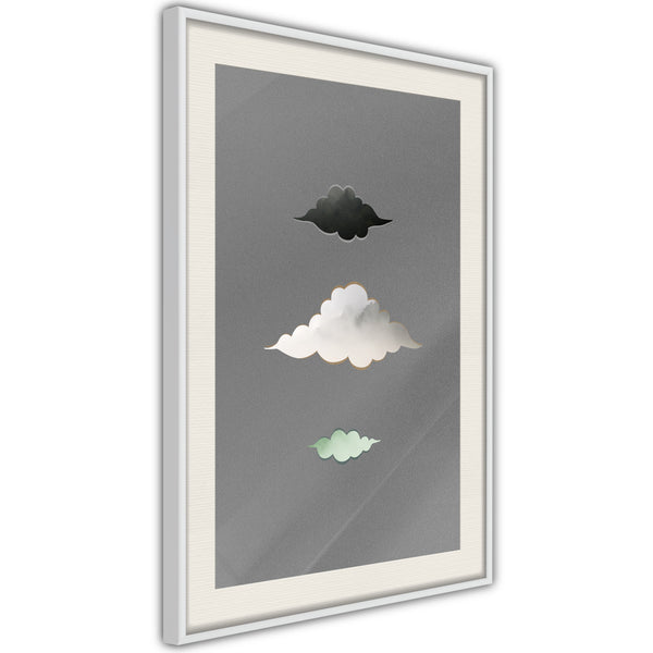 Poster - Cloud Family  - wit passepartout