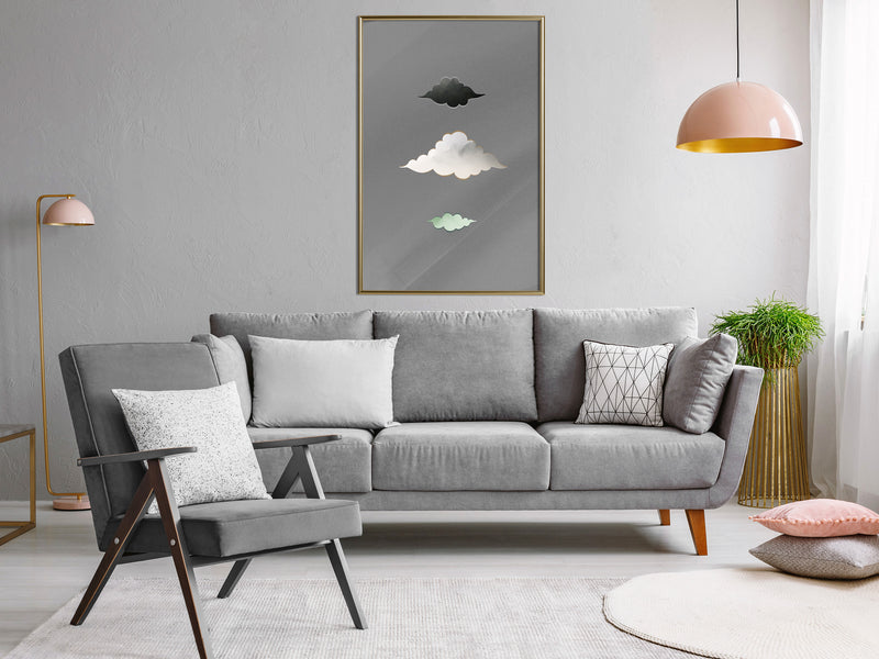 Poster - Cloud Family  - goud