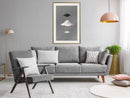 Poster - Cloud Family  - goud passepartout