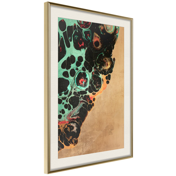 Poster - Disintegration  - goud passepartout