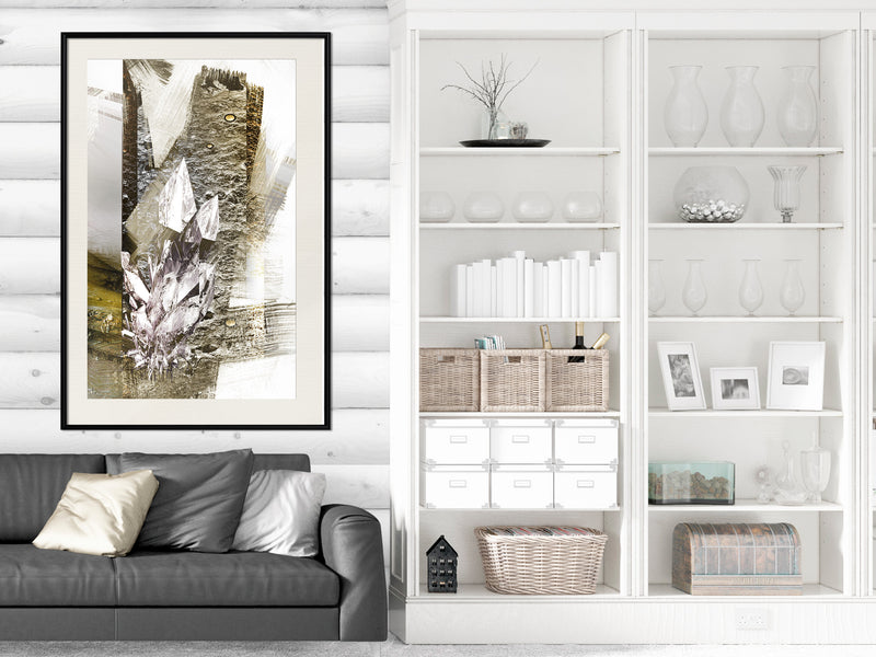 Poster - Treasures of the Earth  - zwart passepartout