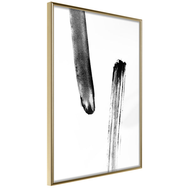 Poster - Braking Distance  - goud