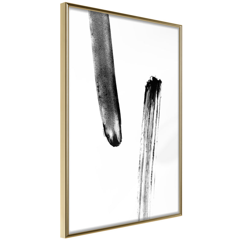 Poster - Braking Distance  - goud