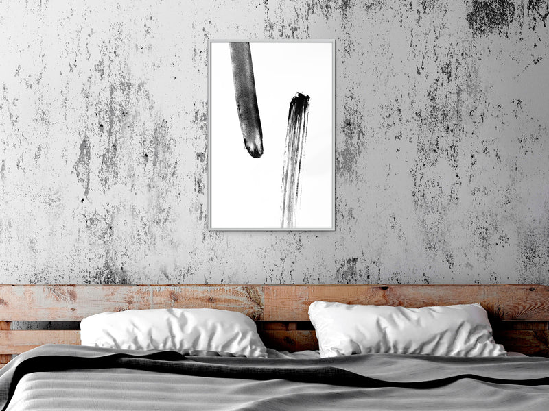 Poster - Braking Distance  - wit