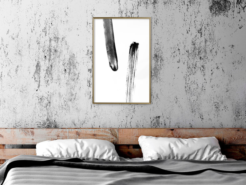 Poster - Braking Distance  - goud