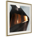 Poster - Nothingness  - goud passepartout
