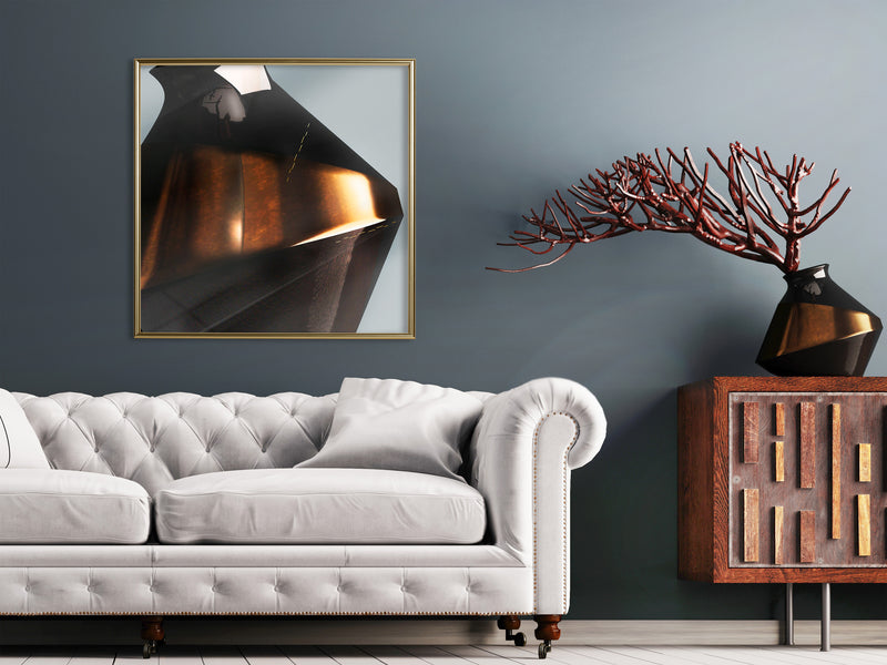 Poster - Nothingness  - goud