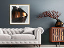 Poster - Nothingness  - goud passepartout