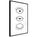 Poster - Phases of Falling Asleep  - zwart