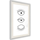 Poster - Phases of Falling Asleep  - wit passepartout