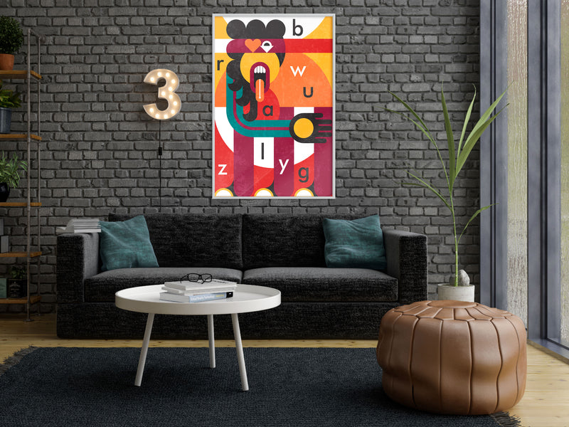 Poster - Colourful Thoughts  - wit