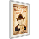 Poster - Long Time Ago in the Wild West  - wit passepartout