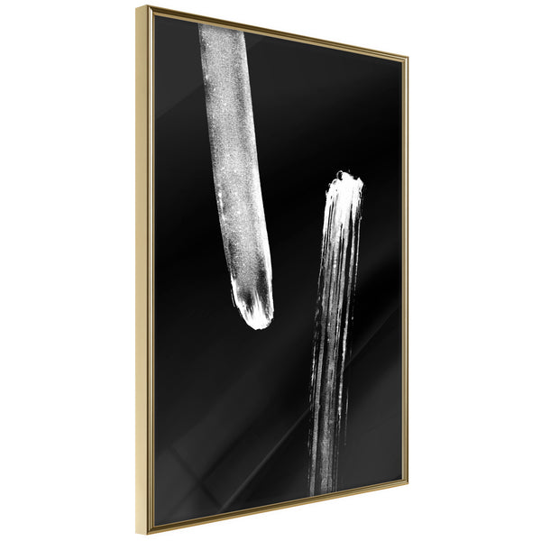 Poster - Braking Distance (Black)  - goud