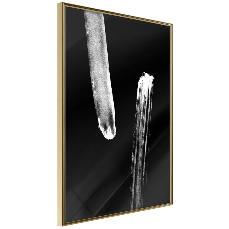 Poster - Braking Distance (Black)  - goud