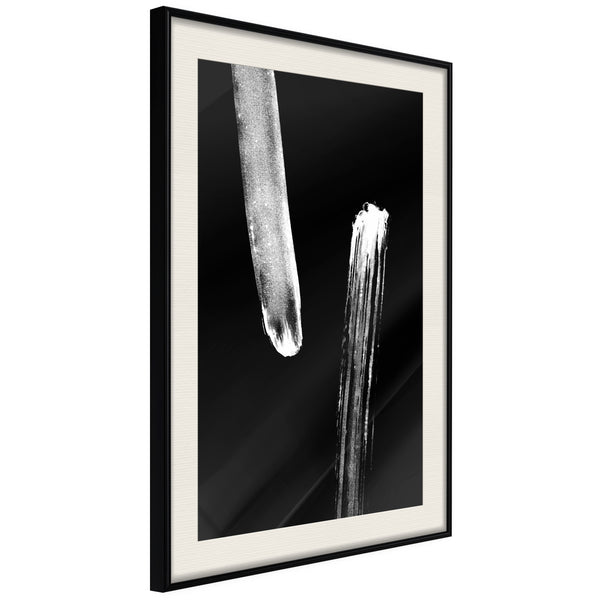Poster - Braking Distance (Black)  - zwart passepartout