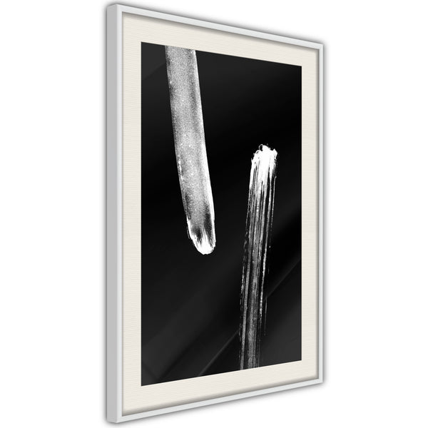 Poster - Braking Distance (Black)  - wit passepartout