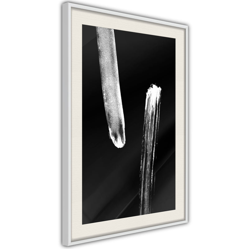 Poster - Braking Distance (Black)  - wit passepartout