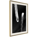 Poster - Braking Distance (Black)  - goud passepartout