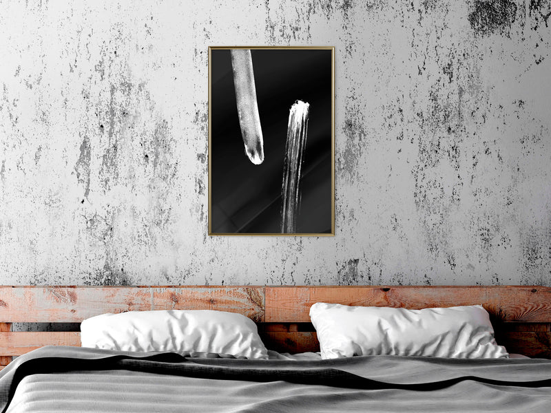 Poster - Braking Distance (Black)  - goud