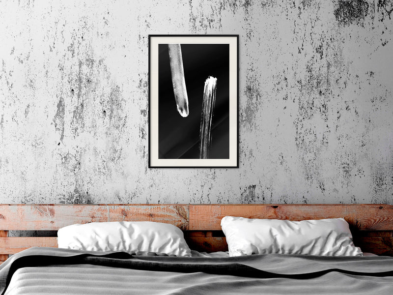 Poster - Braking Distance (Black)  - zwart passepartout