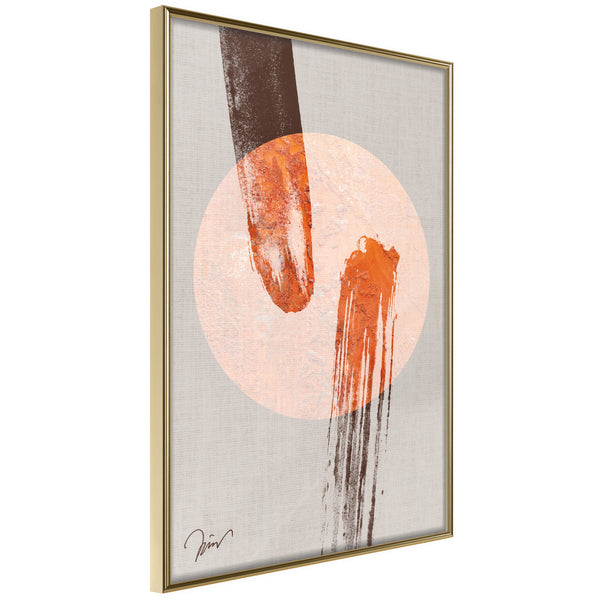 Poster - By a Hairs Breadth  - goud
