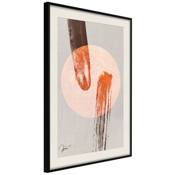 Poster - By a Hairs Breadth  - zwart passepartout