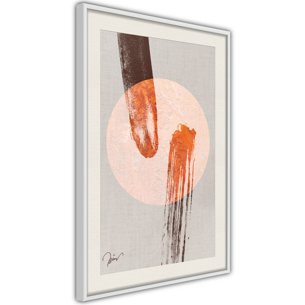 Poster - By a Hairs Breadth  - wit passepartout