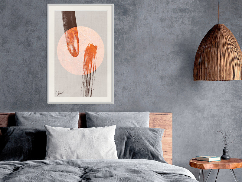 Poster - By a Hairs Breadth  - wit passepartout