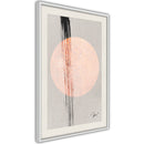 Poster - Long Trace  - wit passepartout