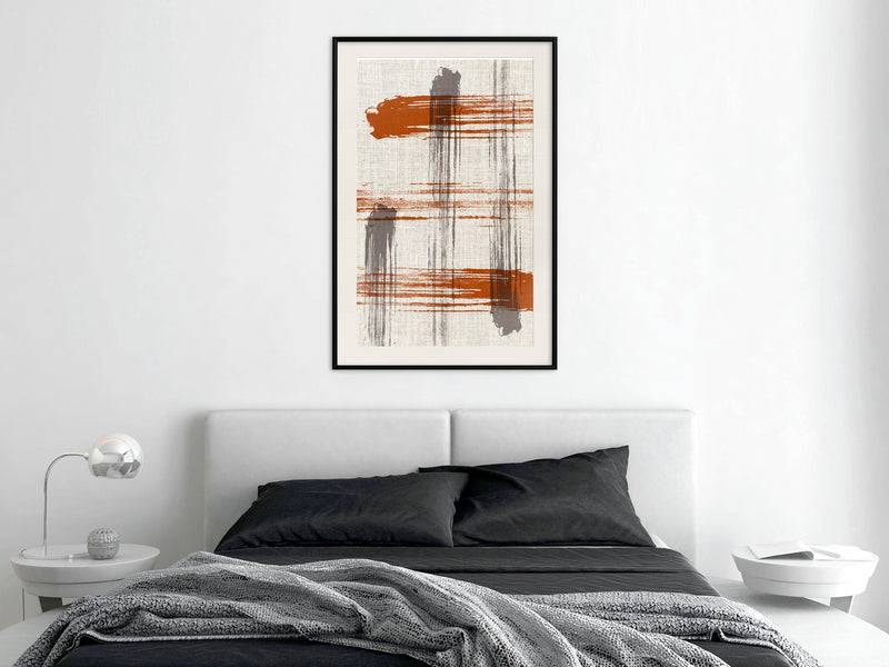 Poster - This Is Not a Tic-Tac-Toe  - zwart passepartout