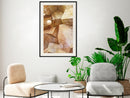 Poster - Cubic Rocks  - zwart passepartout